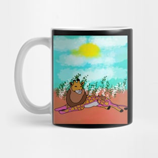 lion and giraffe hybrid Mug